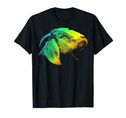Boer Goat Colorful Rainbow T-Shirt - Streetwear Style for Adults - T-Shirt, Sweatshirt, Hoodie