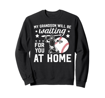 Funny Baseball Catcher Grandma Baseball Sweatshirt - Trendy Graphic Unisex - T-Shirt, Sweatshirt, Hoodie