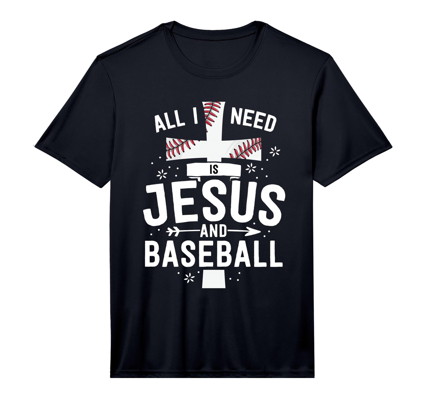 I Need Jesus And Baseball Christian T-Shirt - Streetwear Style for Adults - T-Shirt, Sweatshirt, Hoodie