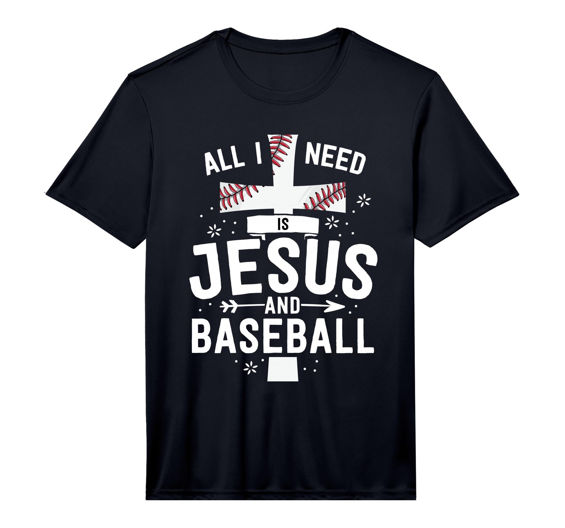 I Need Jesus And Baseball Christian T-Shirt - Streetwear Style for Adults - T-Shirt, Sweatshirt, Hoodie