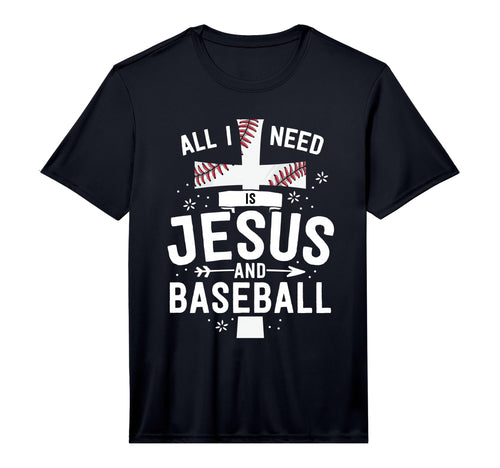 I Need Jesus And Baseball Christian T-Shirt - Streetwear Style for Adults - T-Shirt, Sweatshirt, Hoodie
