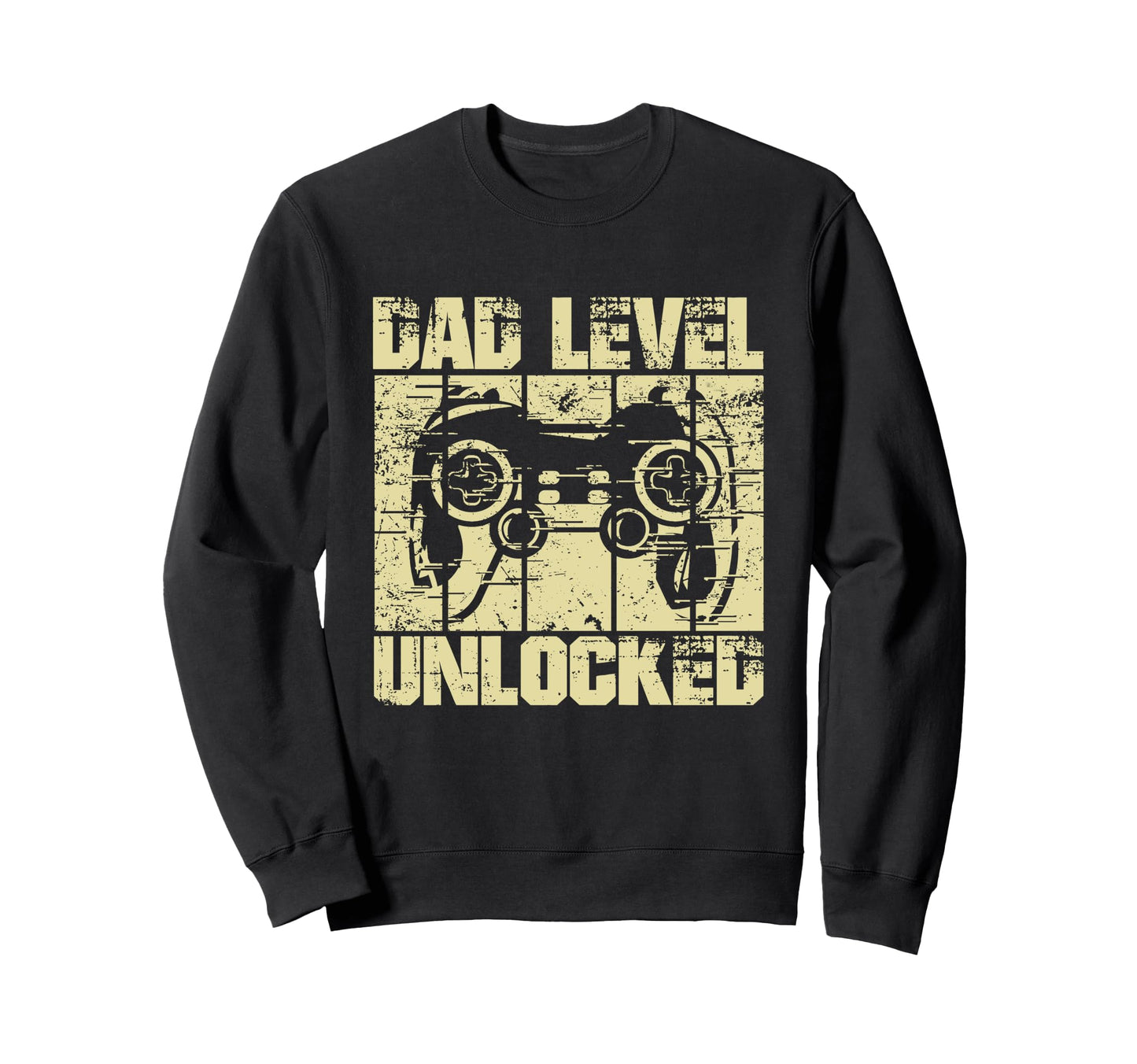 Dad Level Unlocked Gaming Sweatshirt - Casual Everyday Wear Unisex - T-Shirt, Sweatshirt, Hoodie