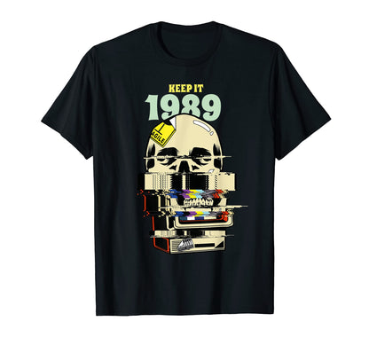 Horror Movie Vaporwave Aesthetic 80S Glitch T-Shirt - Graphic Print Unisex - T-Shirt, Sweatshirt, Hoodie