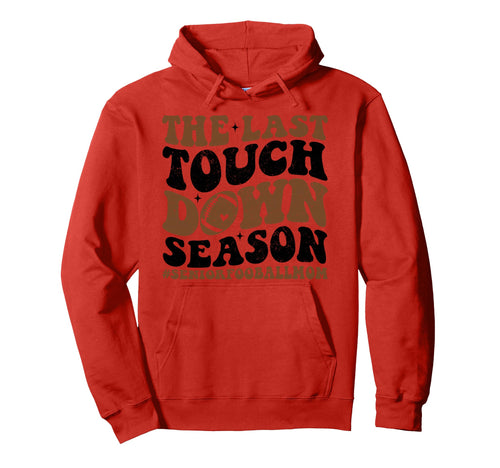 Senior Football Mom Football Mama Hoodie - Minimalist Print for Adults - T-Shirt, Sweatshirt, Hoodie