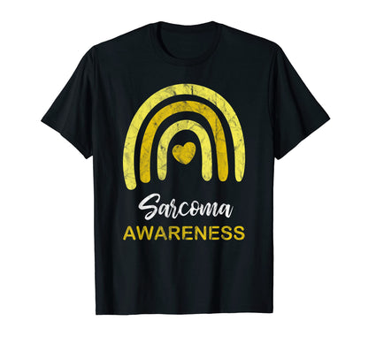 Sarcoma Awareness Month Rainbow Bone T-Shirt - Minimalist Print for Adults - T-Shirt, Sweatshirt, Hoodie