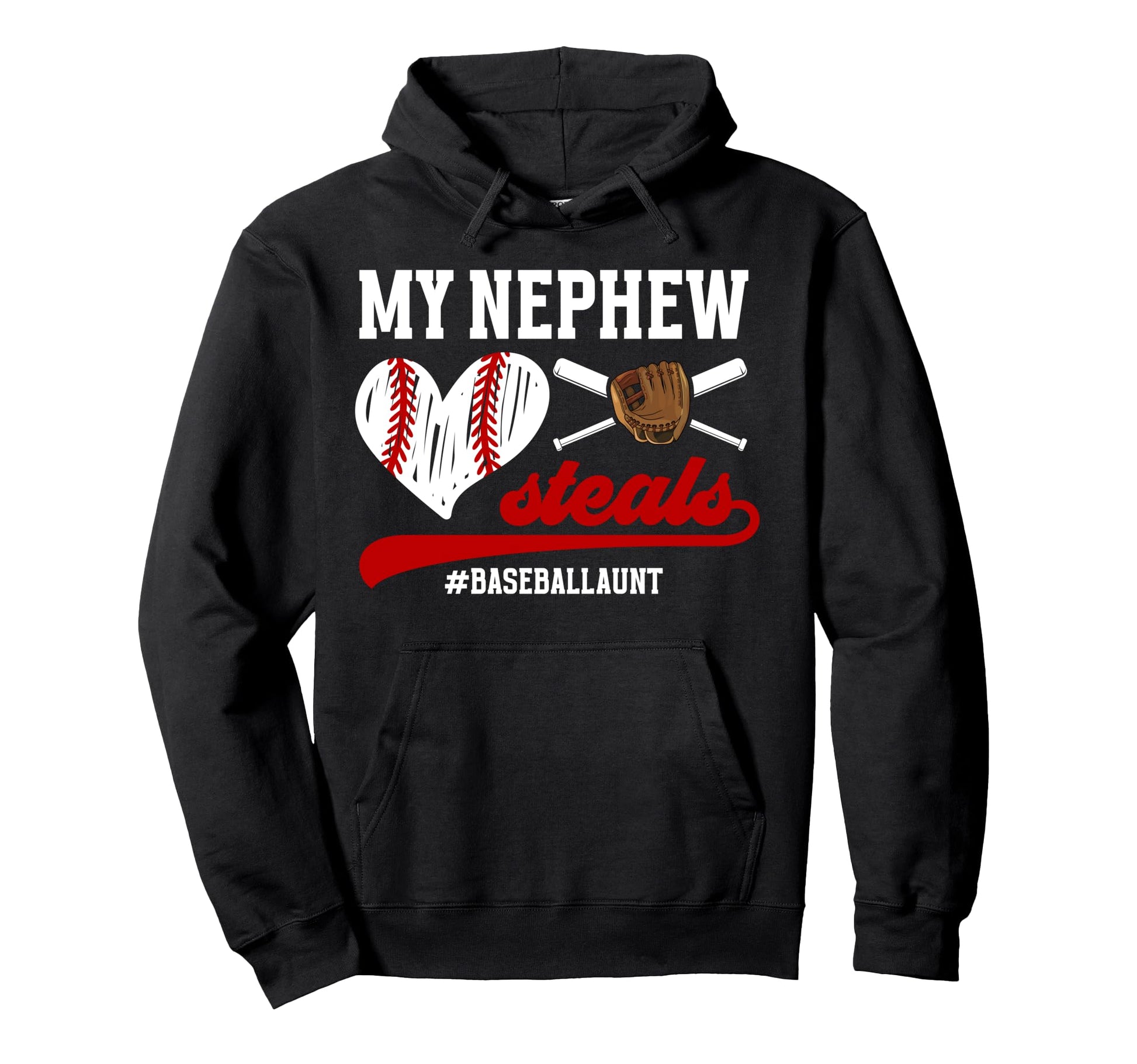 Funny Baseball Aunt Baseball Player Auntie Hoodie - Streetwear Style Unisex - T-Shirt, Sweatshirt, Hoodie
