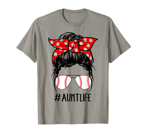 Aunt Life Baseball Softball T-Shirt - Fun Novelty Design for Adults - T-Shirt, Sweatshirt, Hoodie