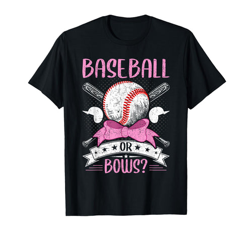 Baseball Or Bows Baseball Lover T-Shirt - Streetwear Style for Adults - T-Shirt, Sweatshirt, Hoodie