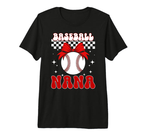 Baseball Nana Coquette Nana Baseball T-Shirt - Custom Art Print for Adults - T-Shirt, Sweatshirt, Hoodie
