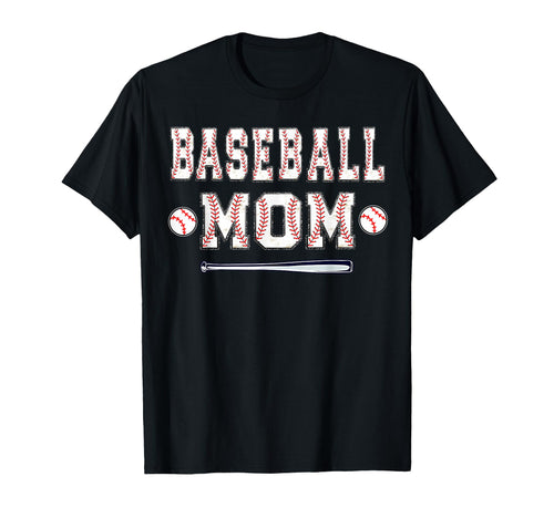 Baseball Player Mom Wife T-Shirt - Aesthetic Graphic for Adults - T-Shirt, Sweatshirt, Hoodie