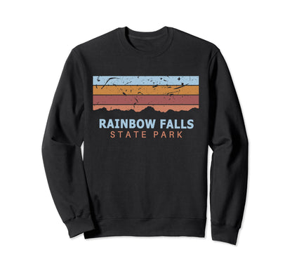 Rainbow Falls State Park Washington Sweatshirt - Minimalist Print Unisex - T-Shirt, Sweatshirt, Hoodie