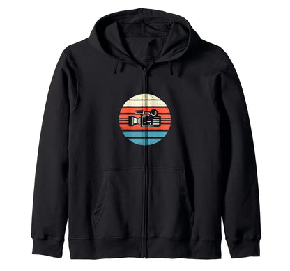 Video Camera Hoodie - Aesthetic Graphic Men Women - T-Shirt, Sweatshirt, Hoodie