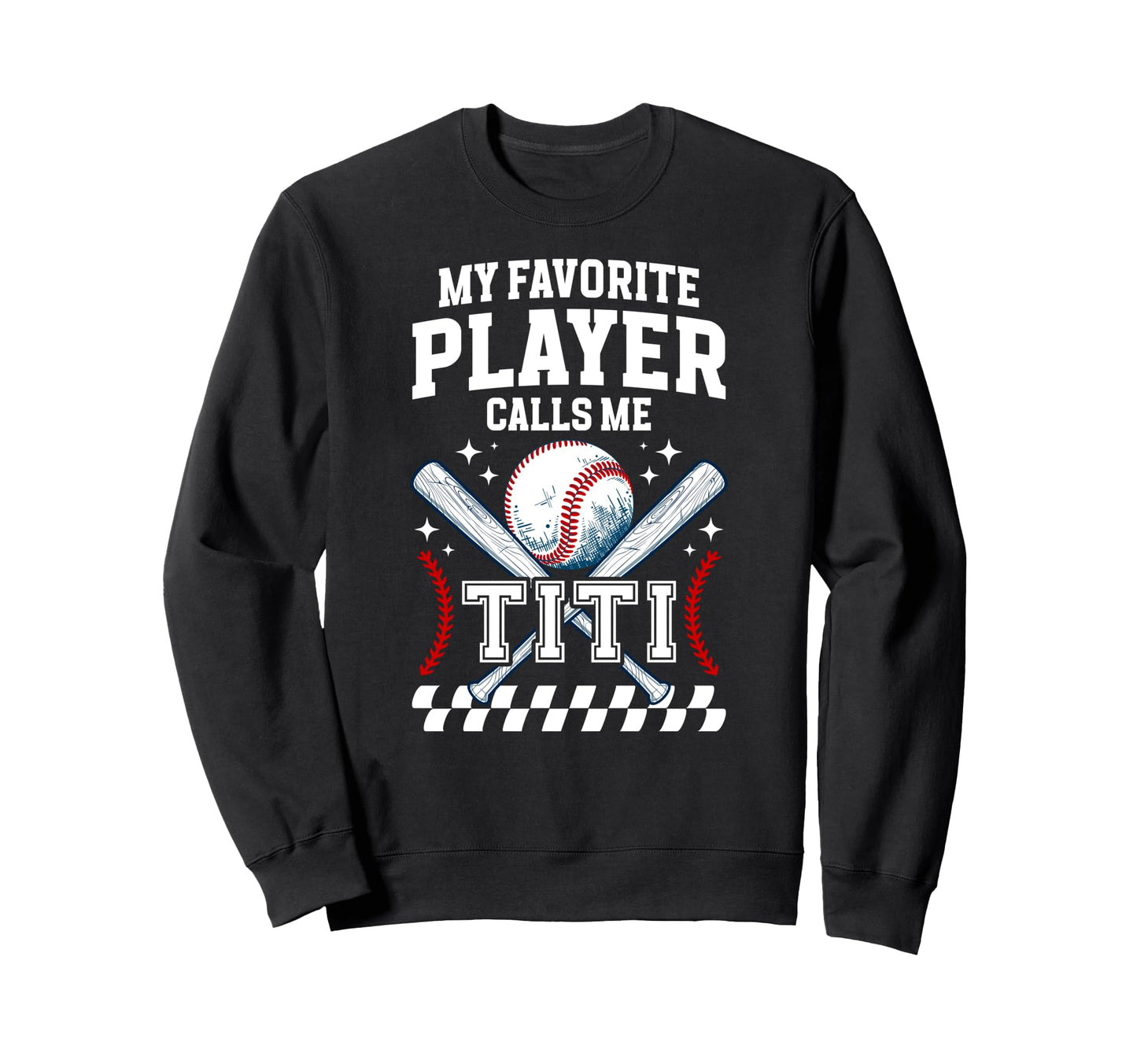 Proud Baseball Titi Baseball Sweatshirt - Fun Novelty Design for Adults - T-Shirt, Sweatshirt, Hoodie