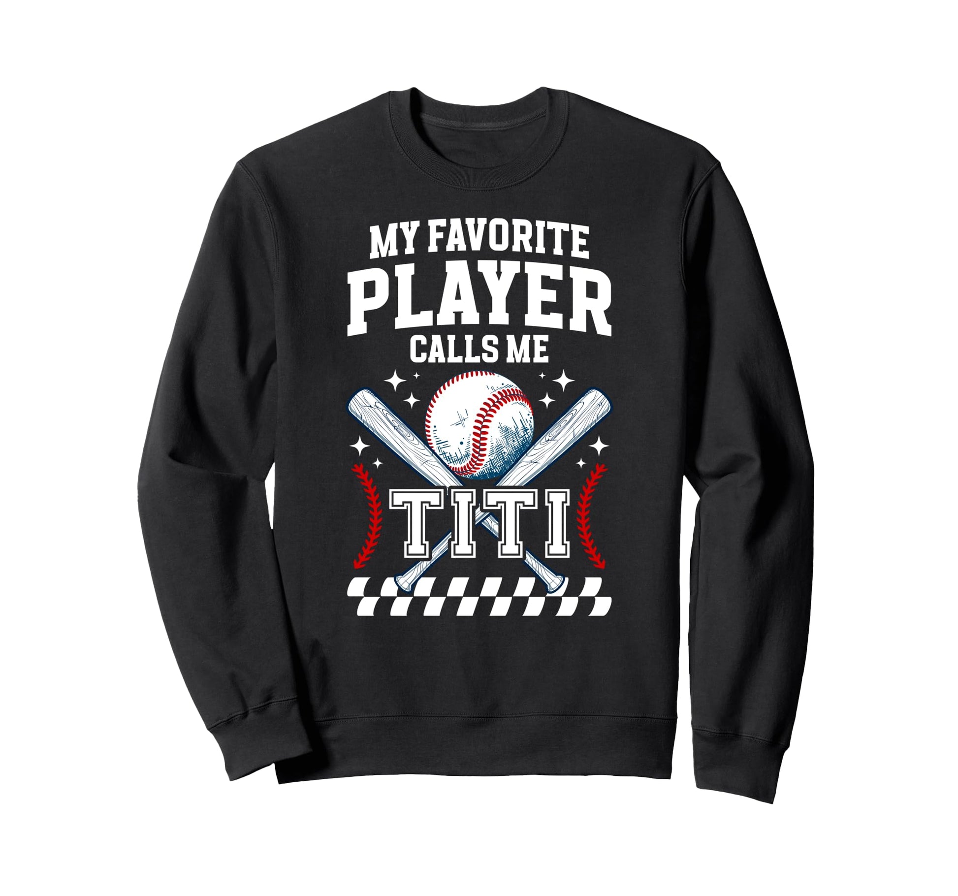 Proud Baseball Titi Baseball Sweatshirt - Fun Novelty Design for Adults - T-Shirt, Sweatshirt, Hoodie