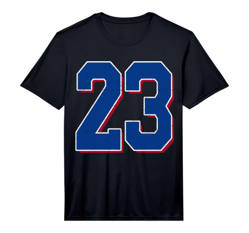 Number 23 Numbered Uniform Sports T-Shirt - Minimalist Print for Adults - T-Shirt, Sweatshirt, Hoodie