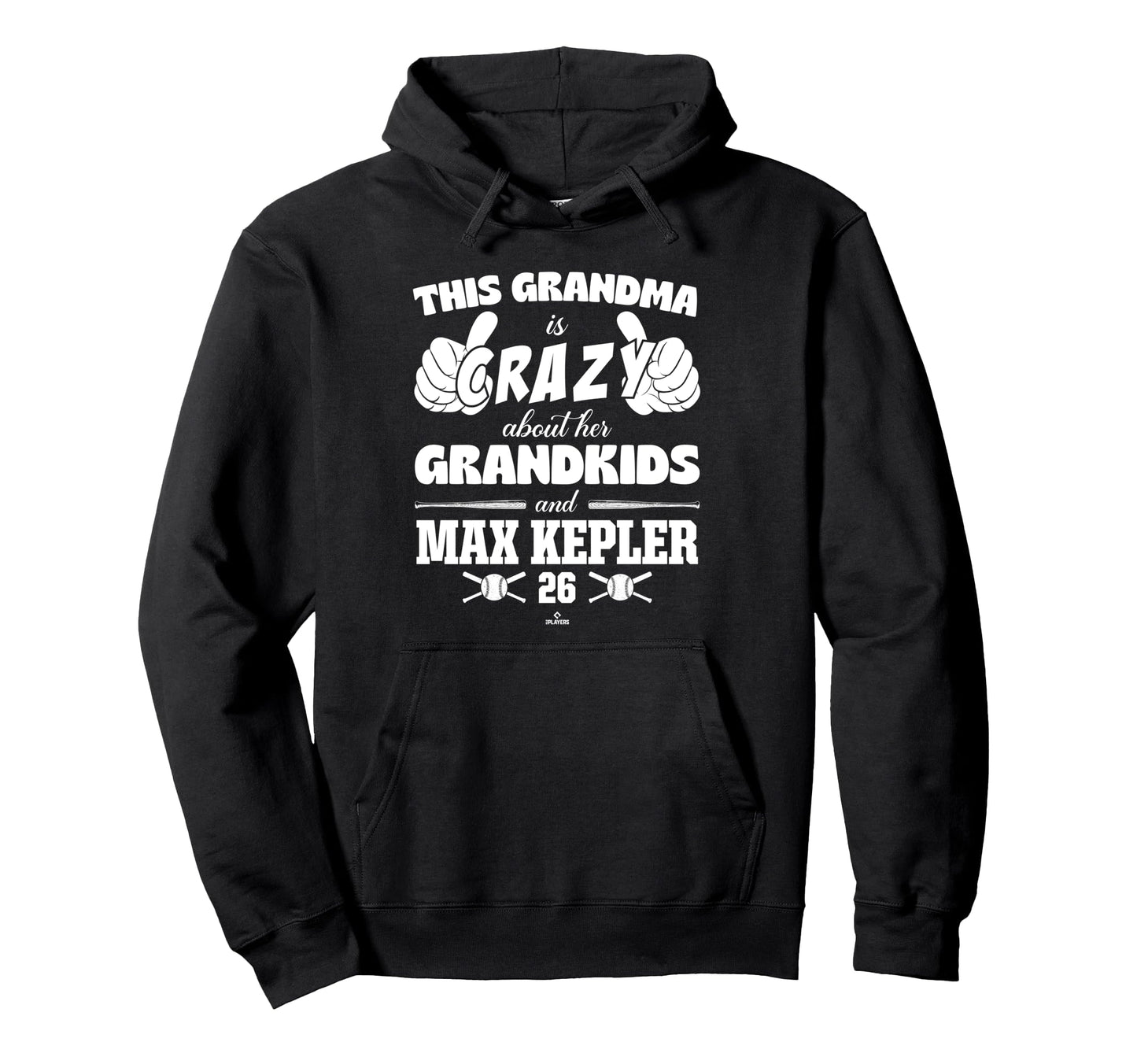Grandma Crazy Max Kepler Minnesota Hoodie - Fun Novelty Design for Adults - T-Shirt, Sweatshirt, Hoodie