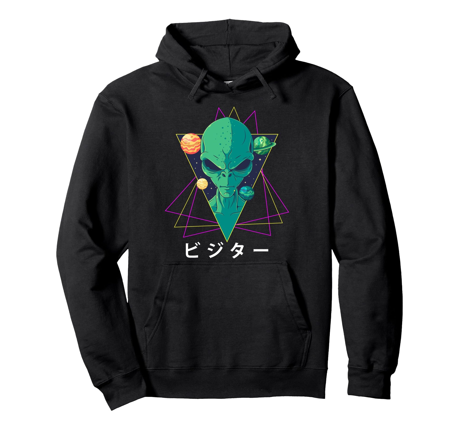 Aesthetic Alien Vaporwave Pastel Hoodie - Aesthetic Graphic for Adults - T-Shirt, Sweatshirt, Hoodie