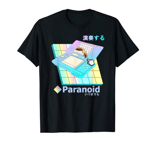Paranoid Vaporwave Aesthetic Play Forever T-Shirt - Novelty Apparel Unisex - T-Shirt, Sweatshirt, Hoodie