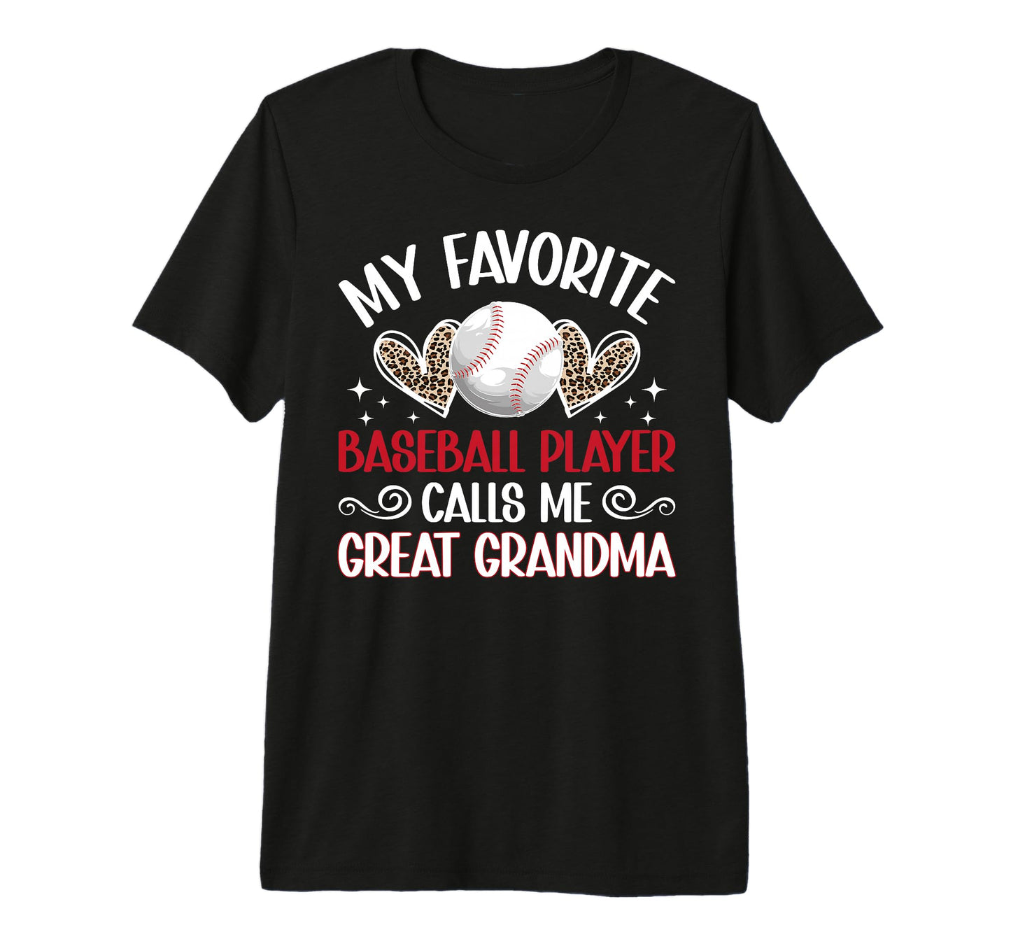 Proud Baseball Great Grandma Baseball T-Shirt - Graphic Print Men Women - T-Shirt, Sweatshirt, Hoodie