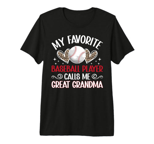 Proud Baseball Great Grandma Baseball T-Shirt - Graphic Print Men Women - T-Shirt, Sweatshirt, Hoodie