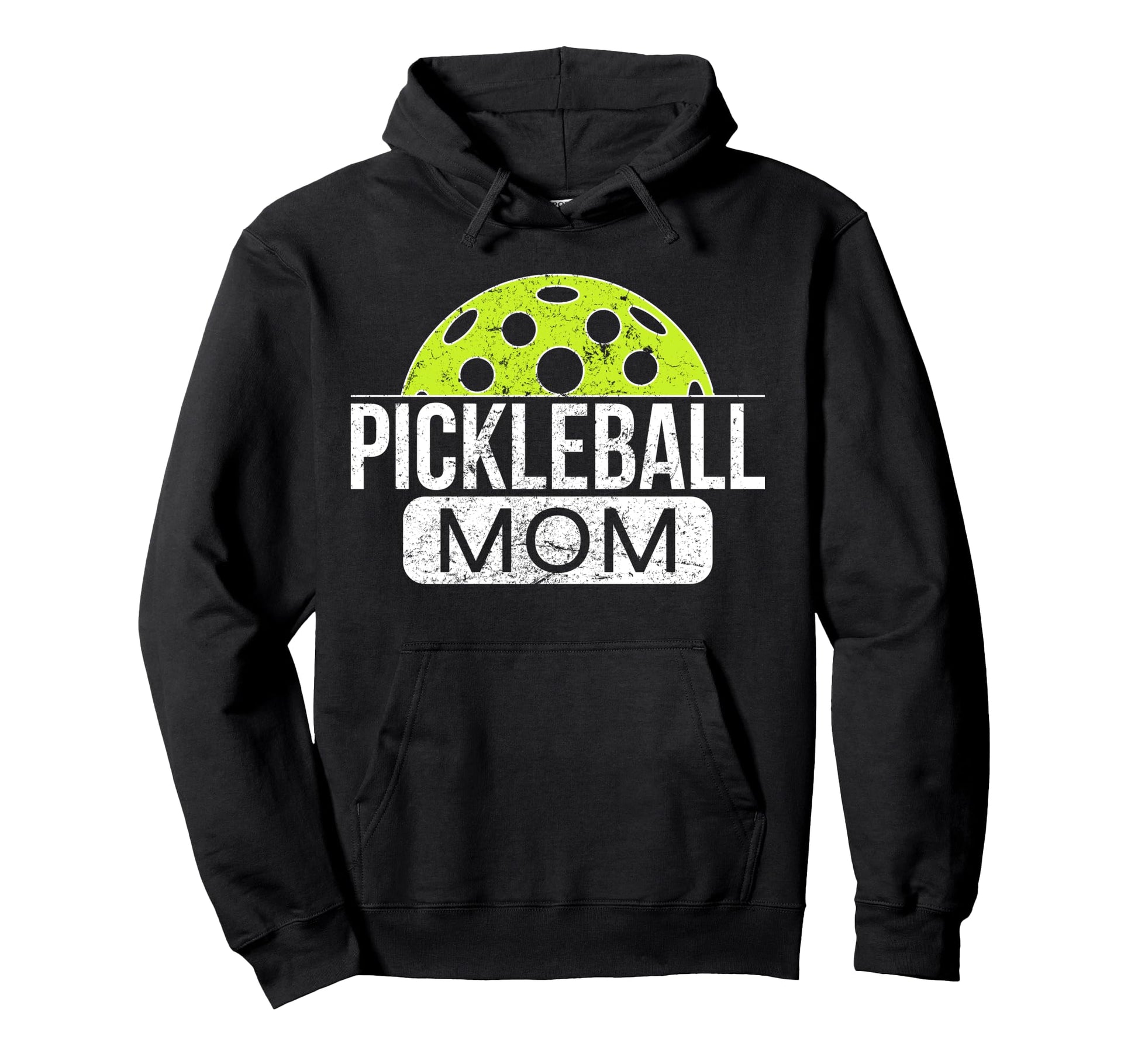 Pickleball Mom Game Day Player Open Hoodie - Fun Novelty Design Men Women - T-Shirt, Sweatshirt, Hoodie