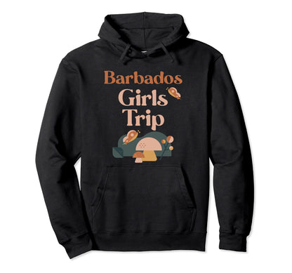Barbados Trip Matching Group Groovy Boho Hoodie - Graphic Print Men Women - T-Shirt, Sweatshirt, Hoodie