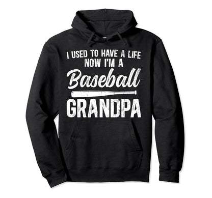 Im Baseball Grandpa Baseball Player Hoodie - Trendy Graphic Men Women - T-Shirt, Sweatshirt, Hoodie