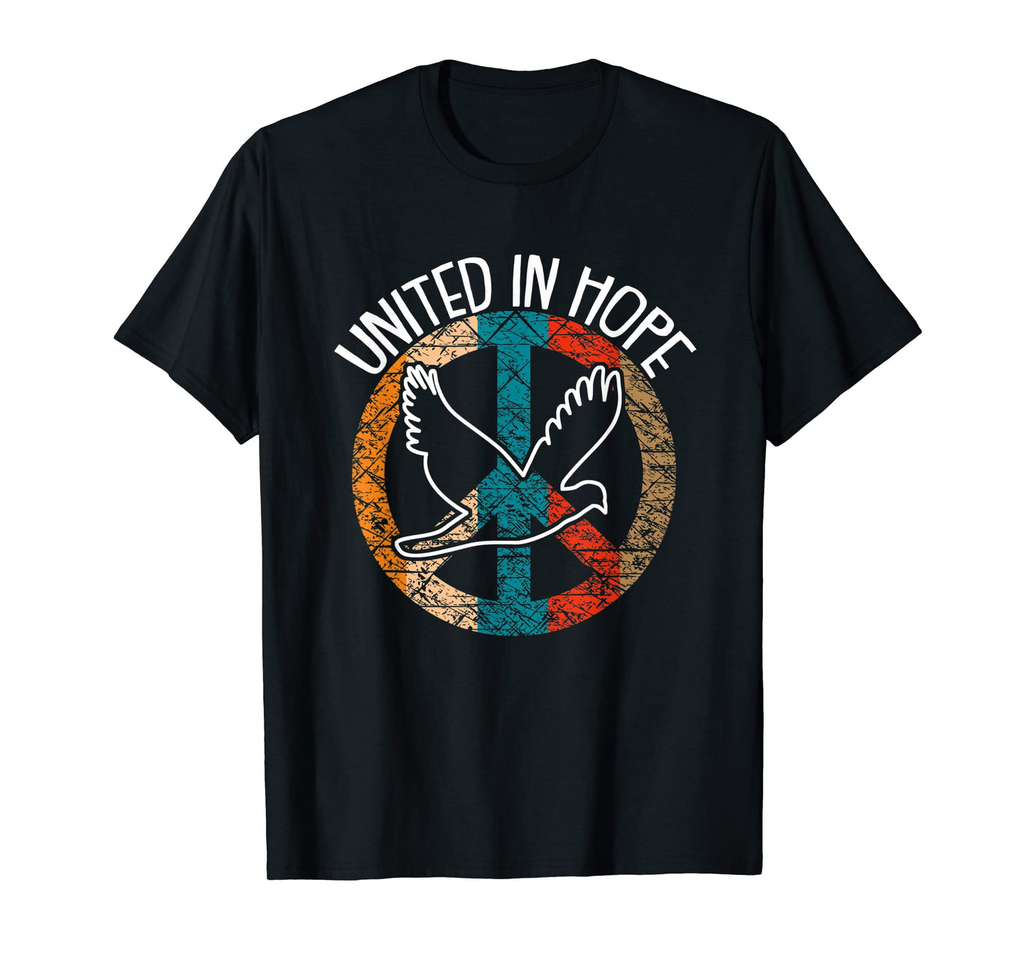 United Hope Doves Peace T-Shirt - Casual Everyday Wear Unisex - T-Shirt, Sweatshirt, Hoodie