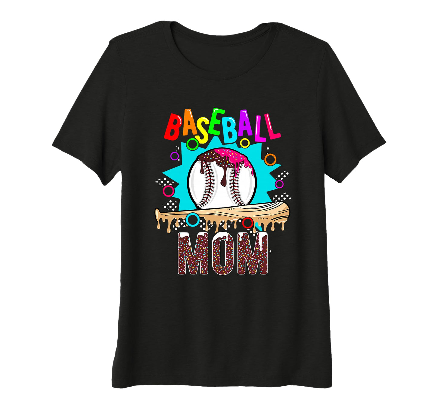 Womens Baseball Mom Baseball Mom Tri T-Shirt - Streetwear Style Men Women - T-Shirt, Sweatshirt, Hoodie