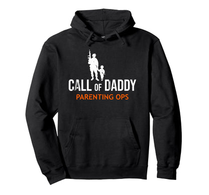 Mens Gamer Dad Call Daddy Parenting Hoodie - Fun Novelty Design Men Women - T-Shirt, Sweatshirt, Hoodie