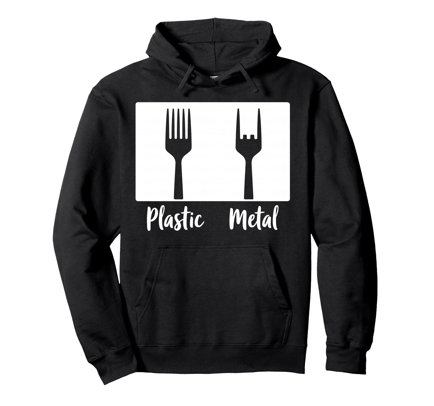 Plastic Metal Rock N Roll Rock Music Hoodie - Graphic Print Men Women - T-Shirt, Sweatshirt, Hoodie