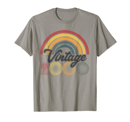 2000 21St Birthday Gift Rainbow T-Shirt - Fun Novelty Design Men Women - T-Shirt, Sweatshirt, Hoodie