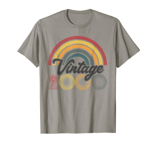 2000 21St Birthday Gift Rainbow T-Shirt - Fun Novelty Design Men Women - T-Shirt, Sweatshirt, Hoodie
