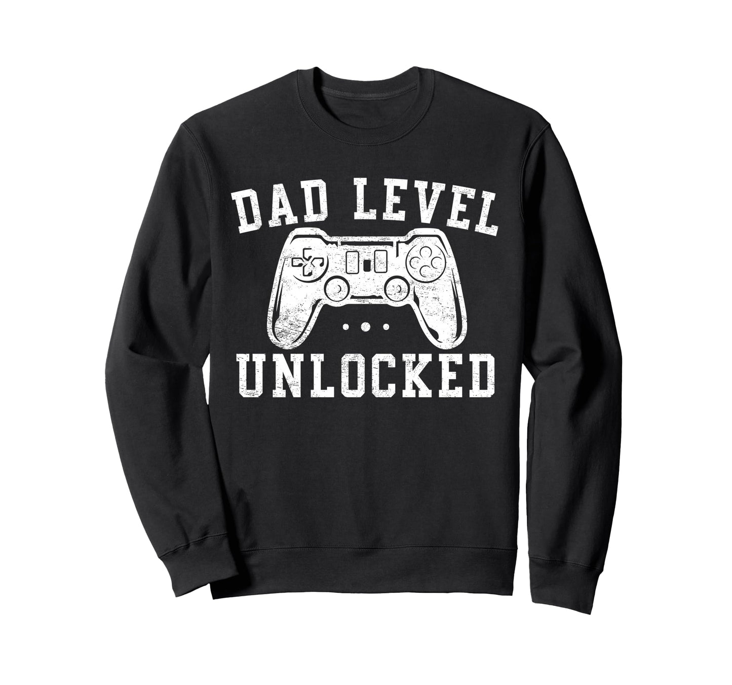 Dad Level Unlocked New Dad To Be Sweatshirt - Aesthetic Graphic Unisex - T-Shirt, Sweatshirt, Hoodie