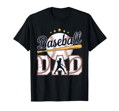 Funny Baseball Dad Player Sports Fan T-Shirt - Custom Art Print Men Women - T-Shirt, Sweatshirt, Hoodie