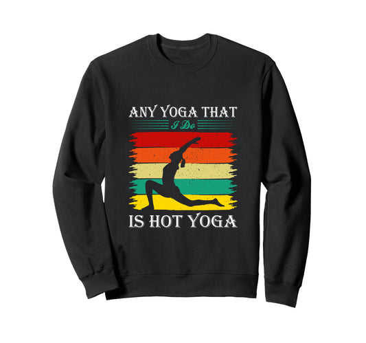 Yoga Rainbow Yoga Pose Yoga Lover Sweatshirt - Minimalist Print for Adults - T-Shirt, Sweatshirt, Hoodie
