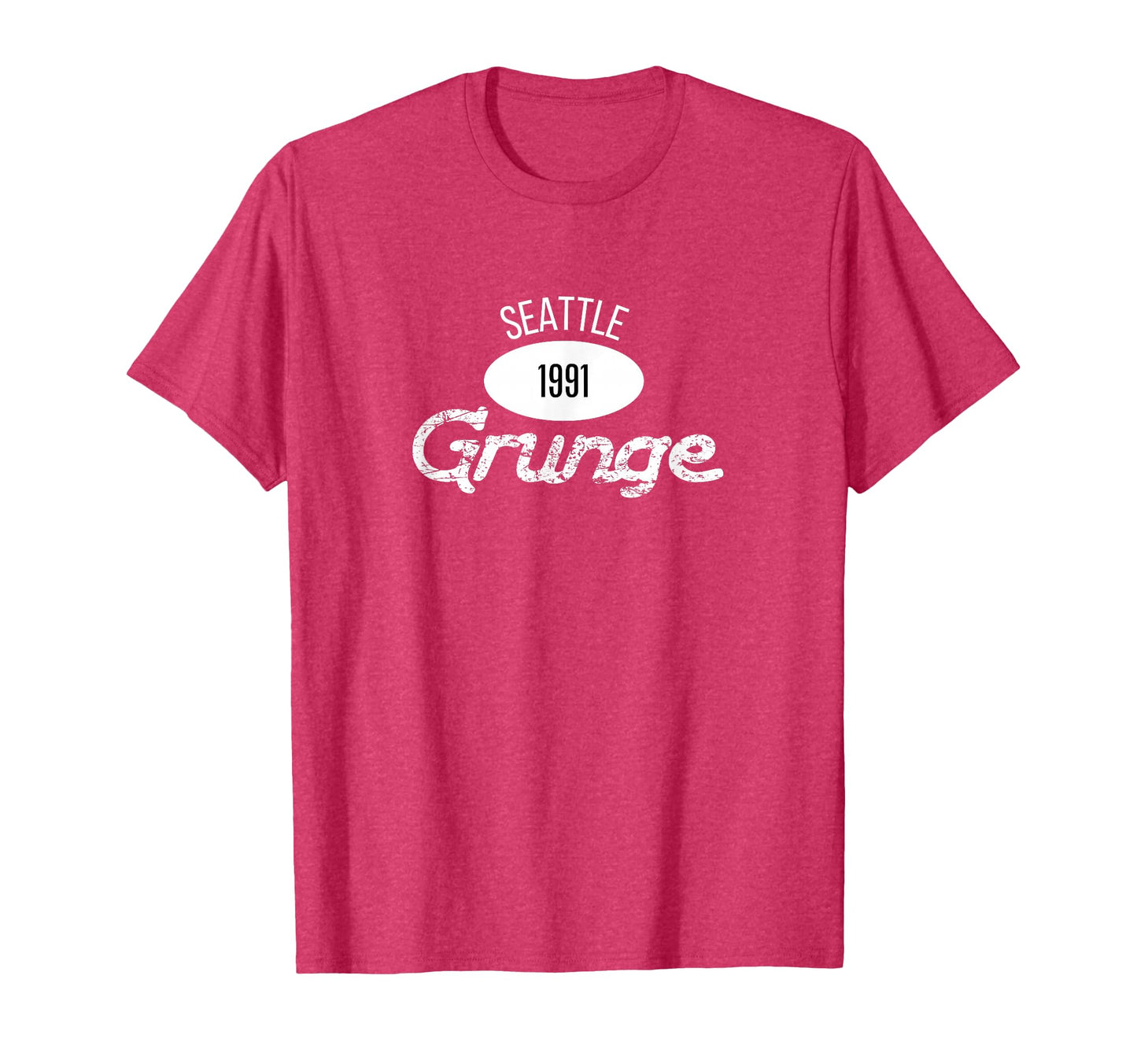 Mens Grunge 1991 Seattle 90S Music T-Shirt - Custom Art Print for Adults - T-Shirt, Sweatshirt, Hoodie