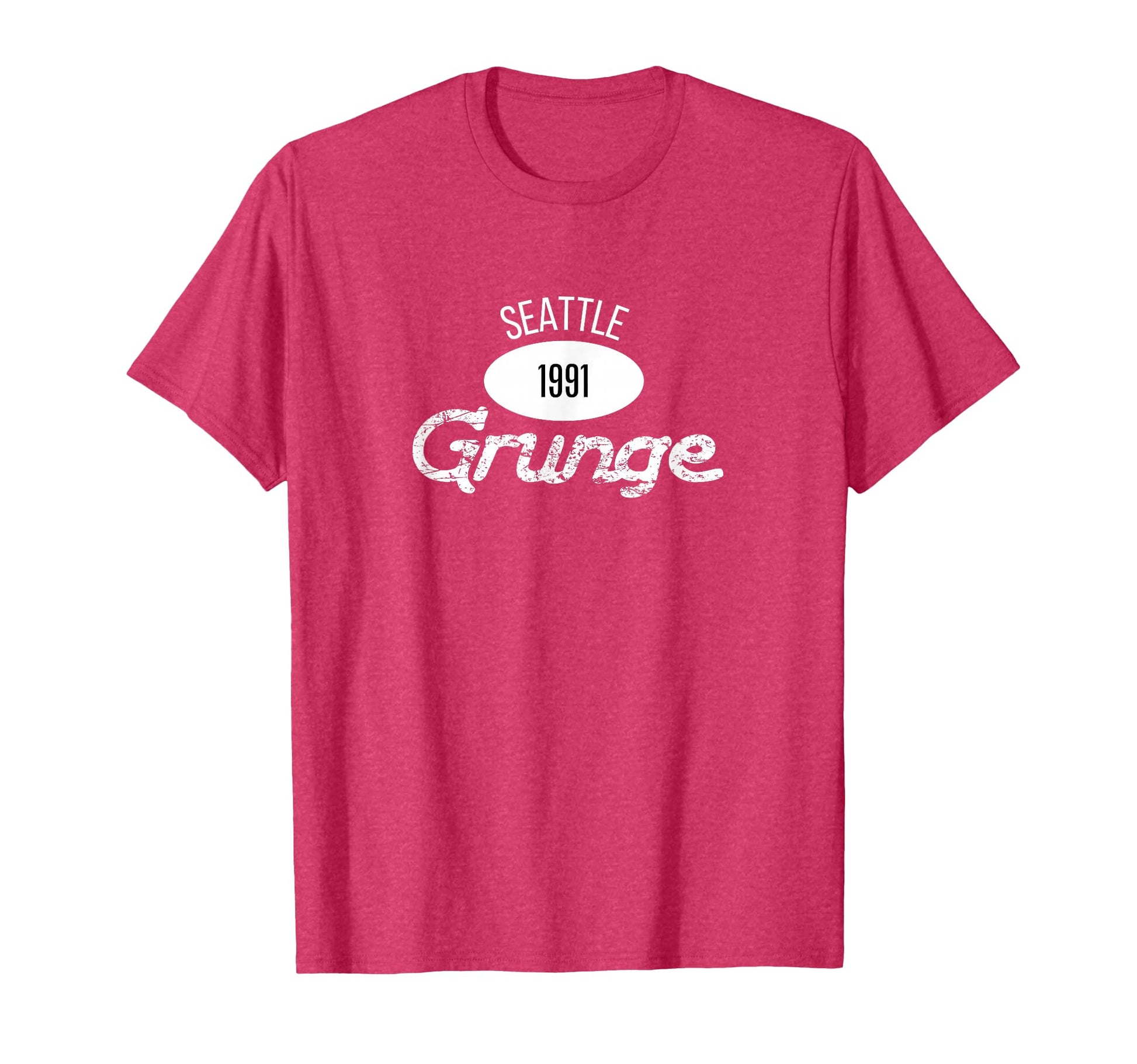 Mens Grunge 1991 Seattle 90S Music T-Shirt - Custom Art Print for Adults - T-Shirt, Sweatshirt, Hoodie