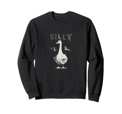 Goose Grunge Meme Funny Viral Goose Pun Sweatshirt - Novelty Apparel Unisex - T-Shirt, Sweatshirt, Hoodie