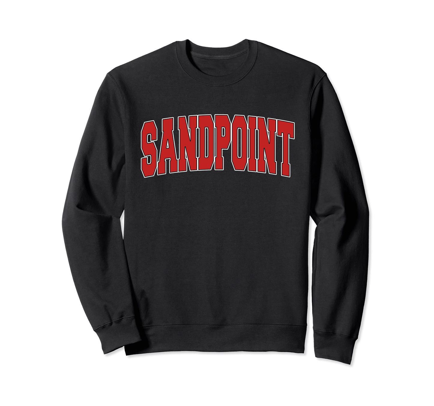 Sandpoint Id Idaho Varsity Usa Sweatshirt - Minimalist Print Men Women - T-Shirt, Sweatshirt, Hoodie