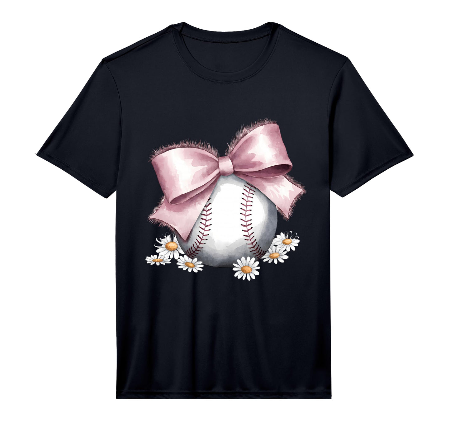 Baseball Coquette Bow Baseball Mom T-Shirt - Trendy Graphic Men Women - T-Shirt, Sweatshirt, Hoodie