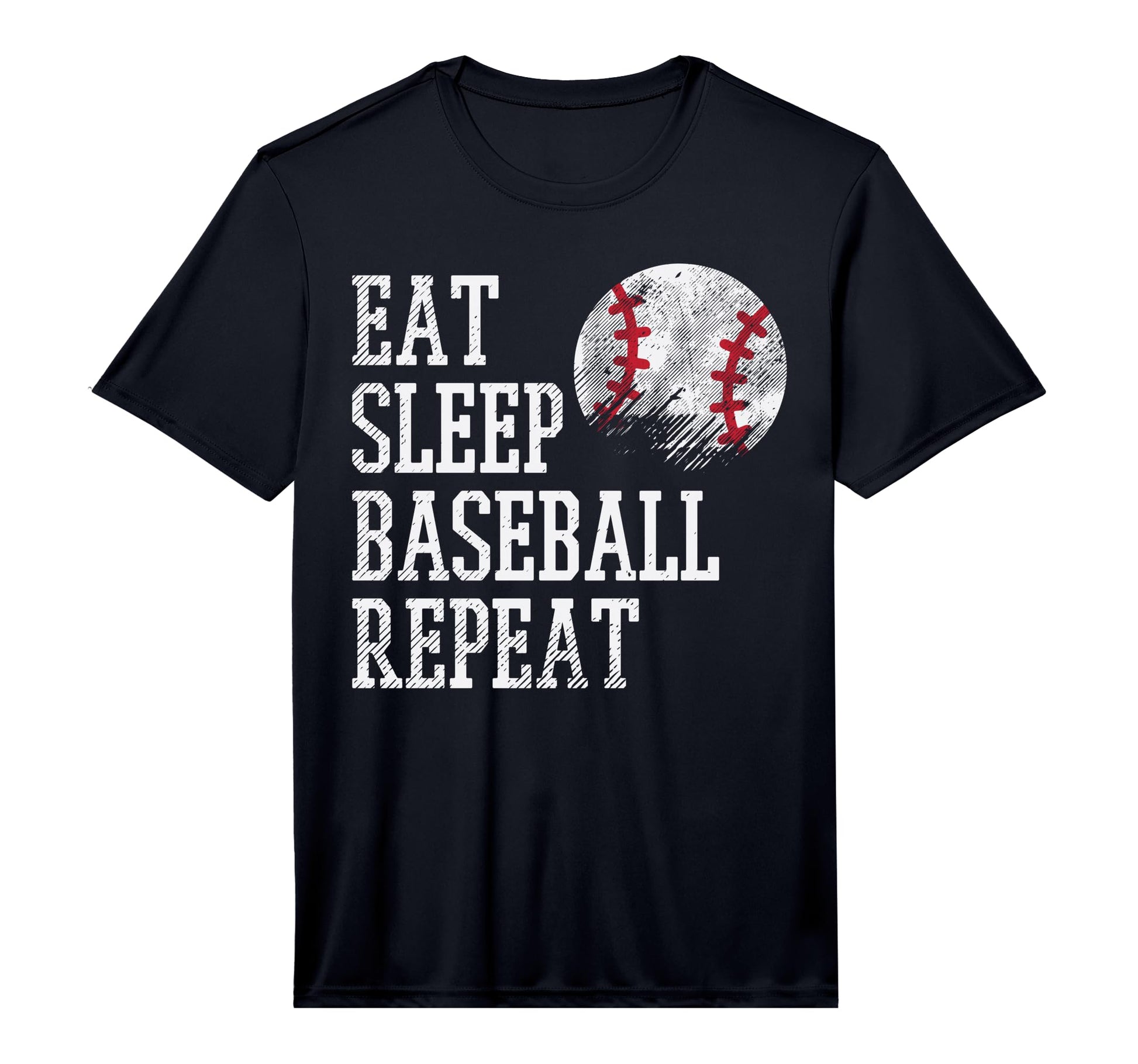 Eat Sleep Baseball Repeat Funny Coach Team T-Shirt - Unique Graphic Unisex - T-Shirt, Sweatshirt, Hoodie