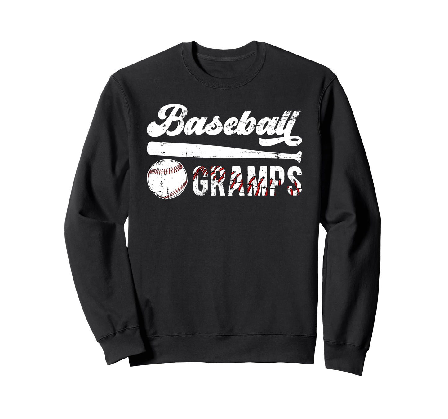 Baseball Gramps Grandpa Gramps Sweatshirt - Fun Novelty Design Men Women - T-Shirt, Sweatshirt, Hoodie