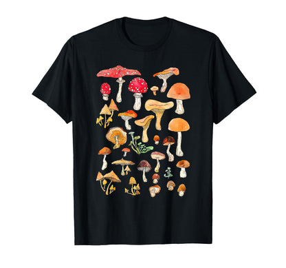 Mushroom Aesthetic Vaporwave T-Shirt - Minimalist Print Men Women - T-Shirt, Sweatshirt, Hoodie