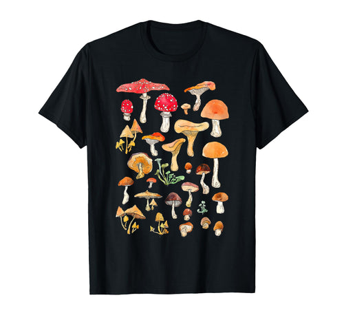Mushroom Aesthetic Vaporwave T-Shirt - Minimalist Print Men Women - T-Shirt, Sweatshirt, Hoodie