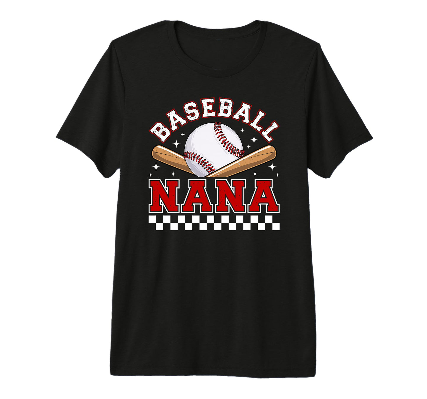 Baseball Nana Baseball Player Nana Tri T-Shirt - Unique Graphic for Adults - T-Shirt, Sweatshirt, Hoodie