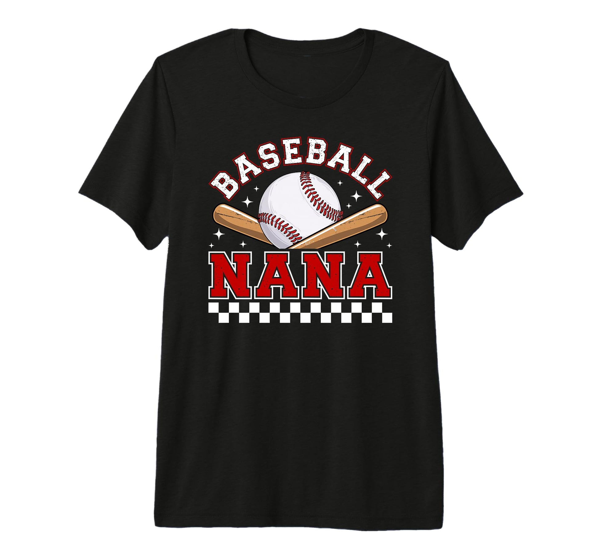 Baseball Nana Baseball Player Nana Tri T-Shirt - Unique Graphic for Adults - T-Shirt, Sweatshirt, Hoodie