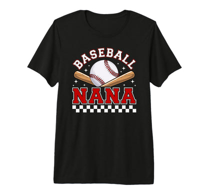 Baseball Nana Baseball Player Nana Tri T-Shirt - Unique Graphic for Adults - T-Shirt, Sweatshirt, Hoodie