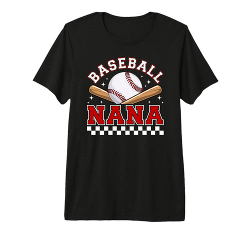 Baseball Nana Baseball Player Nana Tri T-Shirt - Unique Graphic for Adults - T-Shirt, Sweatshirt, Hoodie