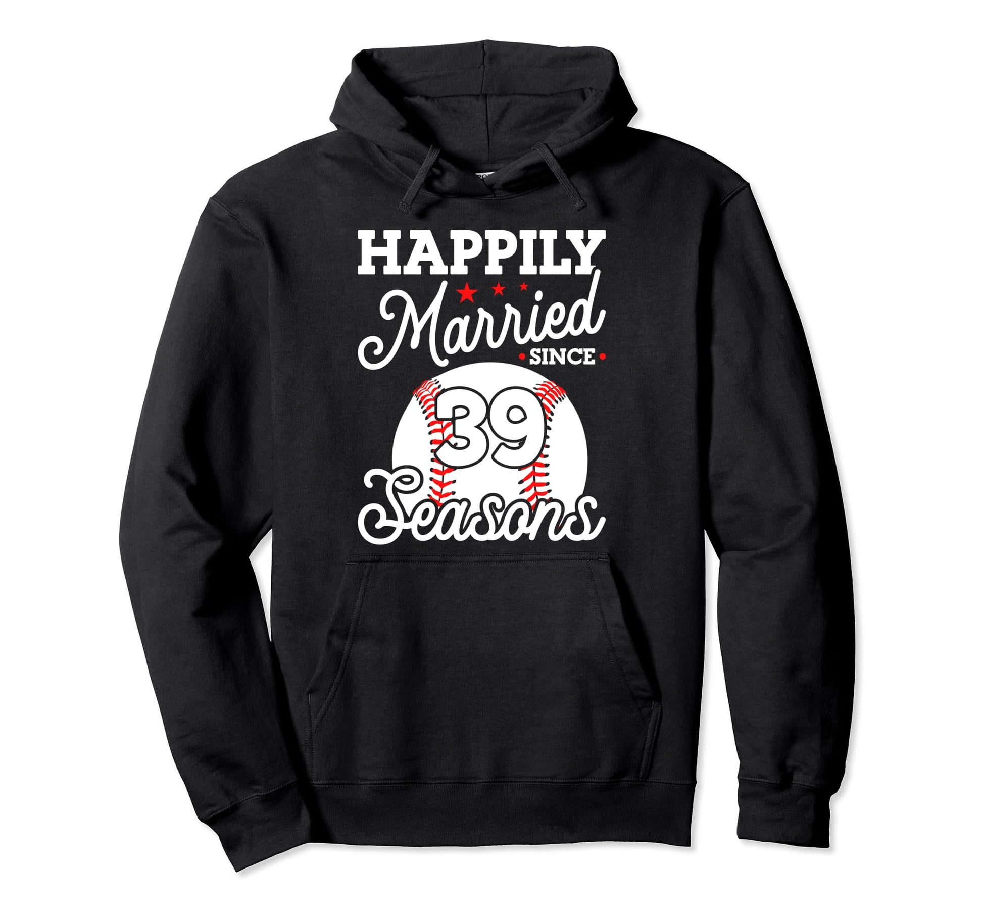 39Th Wedding Anniversary Baseball Hoodie - Custom Art Print Men Women - T-Shirt, Sweatshirt, Hoodie